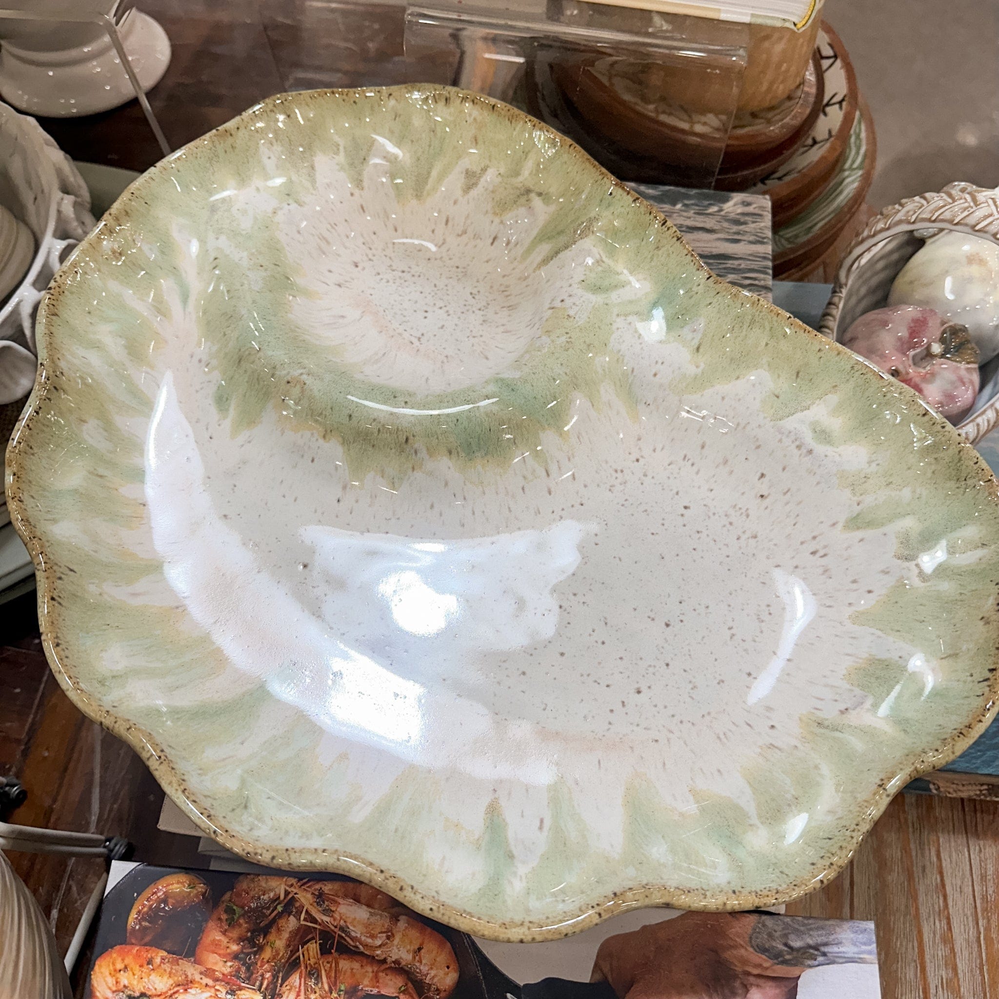 Matcha Latte Wavy Chip & Dip