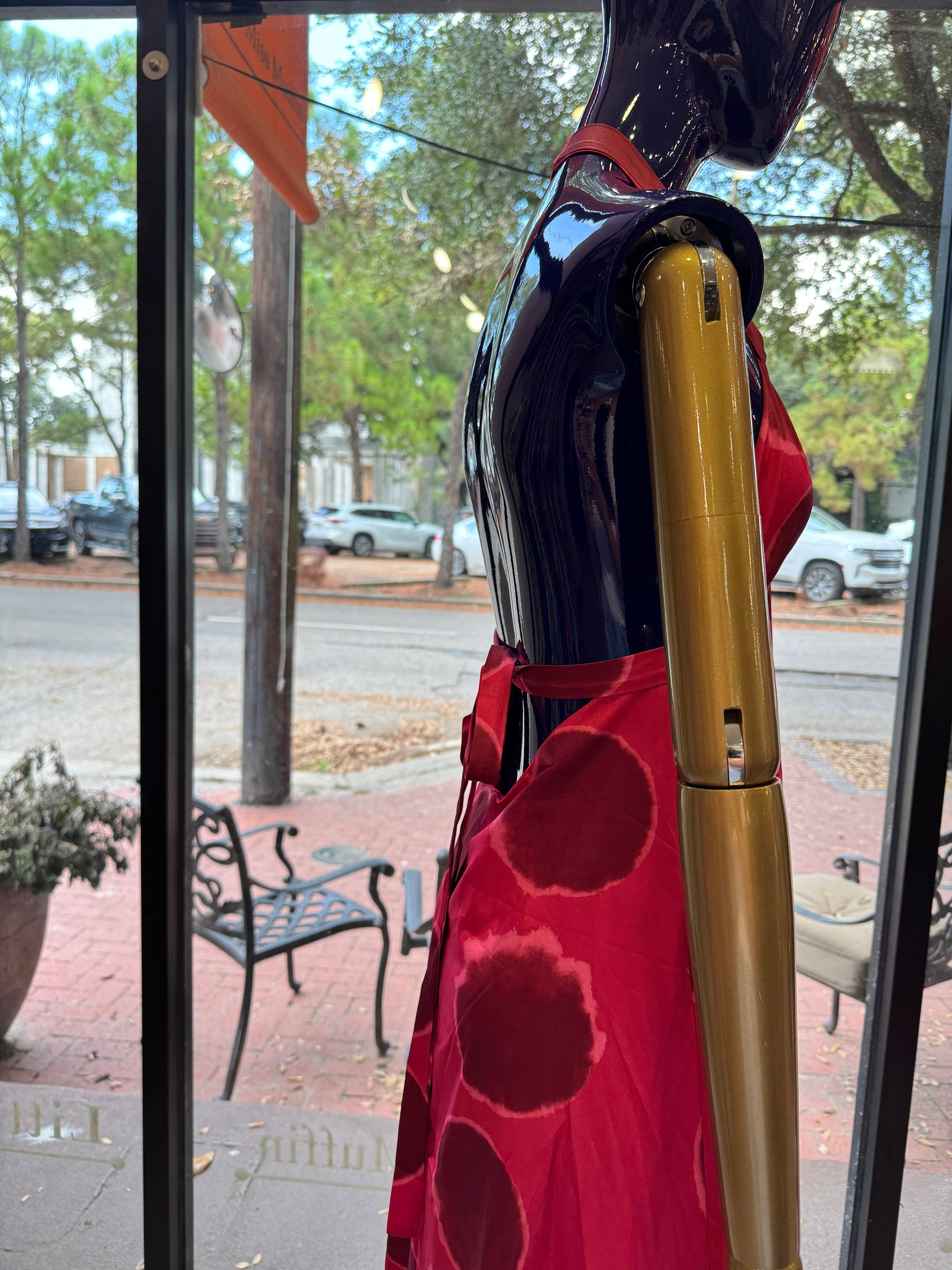 Polka Dot Halter Dress