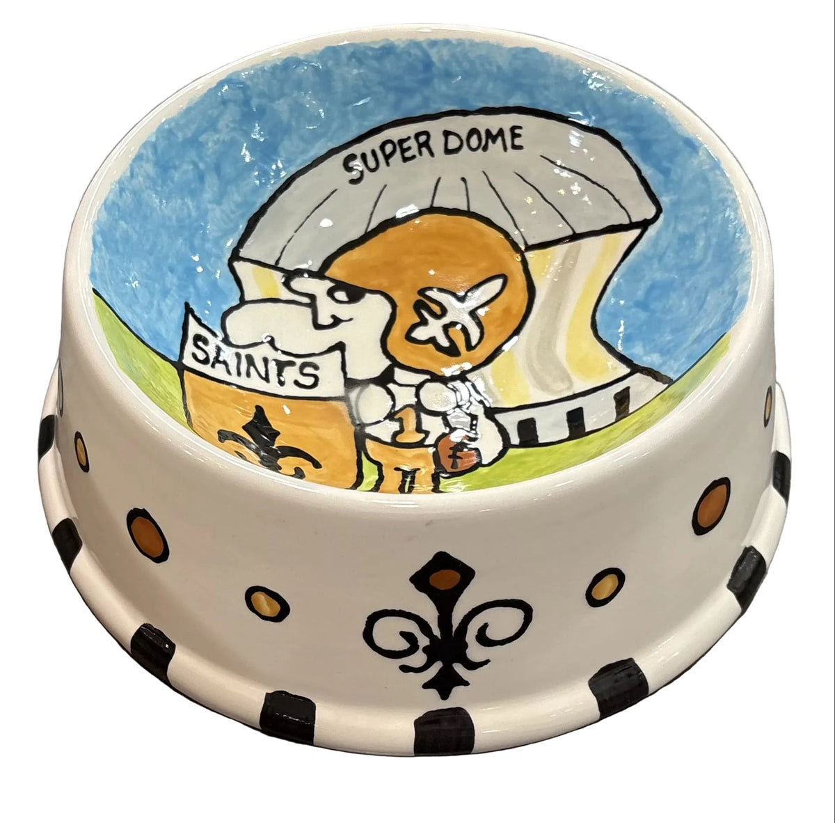 Jan Salzer Art Dog Bowl, 4 Available Styles - Little Miss Muffin Children & Home