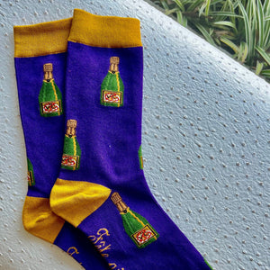 Whereable Art Whereable Art Lauren Seago Vieux Carre Champagne Socks - Little Miss Muffin Children & Home