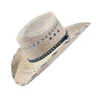 Rockmount Ranch Wear Premium Palm Straw Cattleman Cowboy Hat with Chin Cord - Little Miss Muffin Children & Home