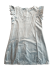 Blue velvet girls shift dress