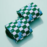 Bonfolk Bonfolk Green Wave Checker Socks - Little Miss Muffin Children & Home