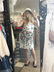 Butterfly Printed Cotton Chemise