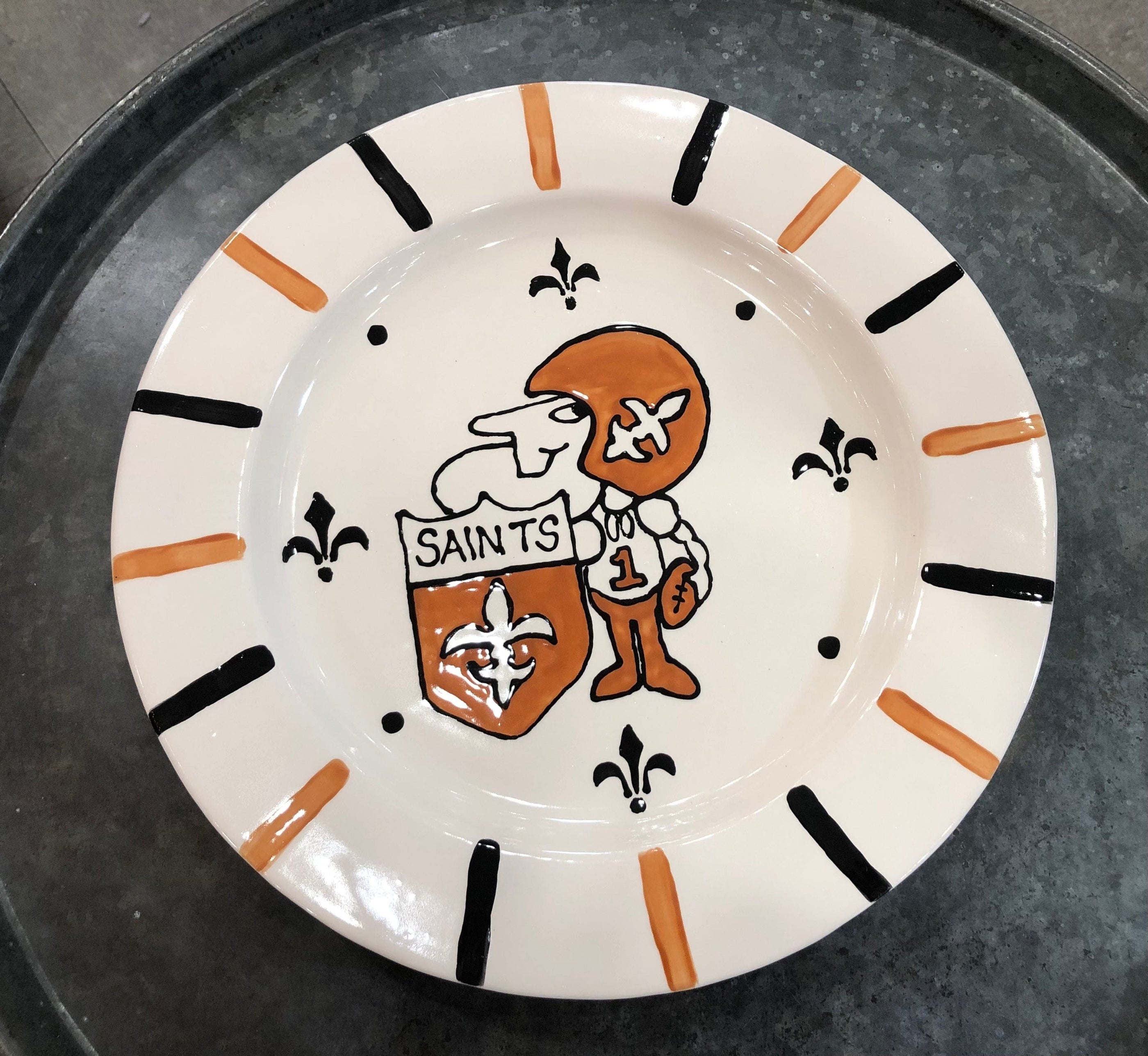 Jan Salzer Art Saints Round Plate - Little Miss Muffin Children & Home