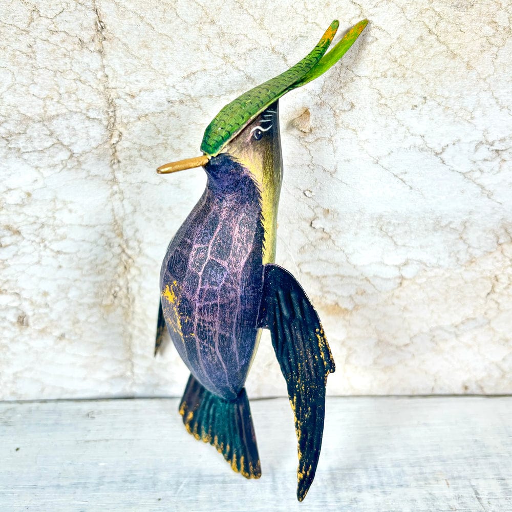 180 Degrees 180 Degrees 7"-8" Hand Carved Wood Hummingbird Ornament, 4 Styles Available - Little Miss Muffin Children & Home