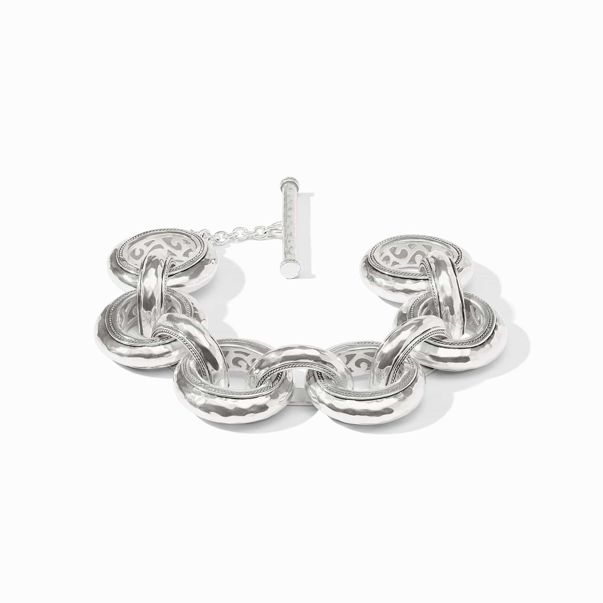 Cannes Siver Link Bracelet