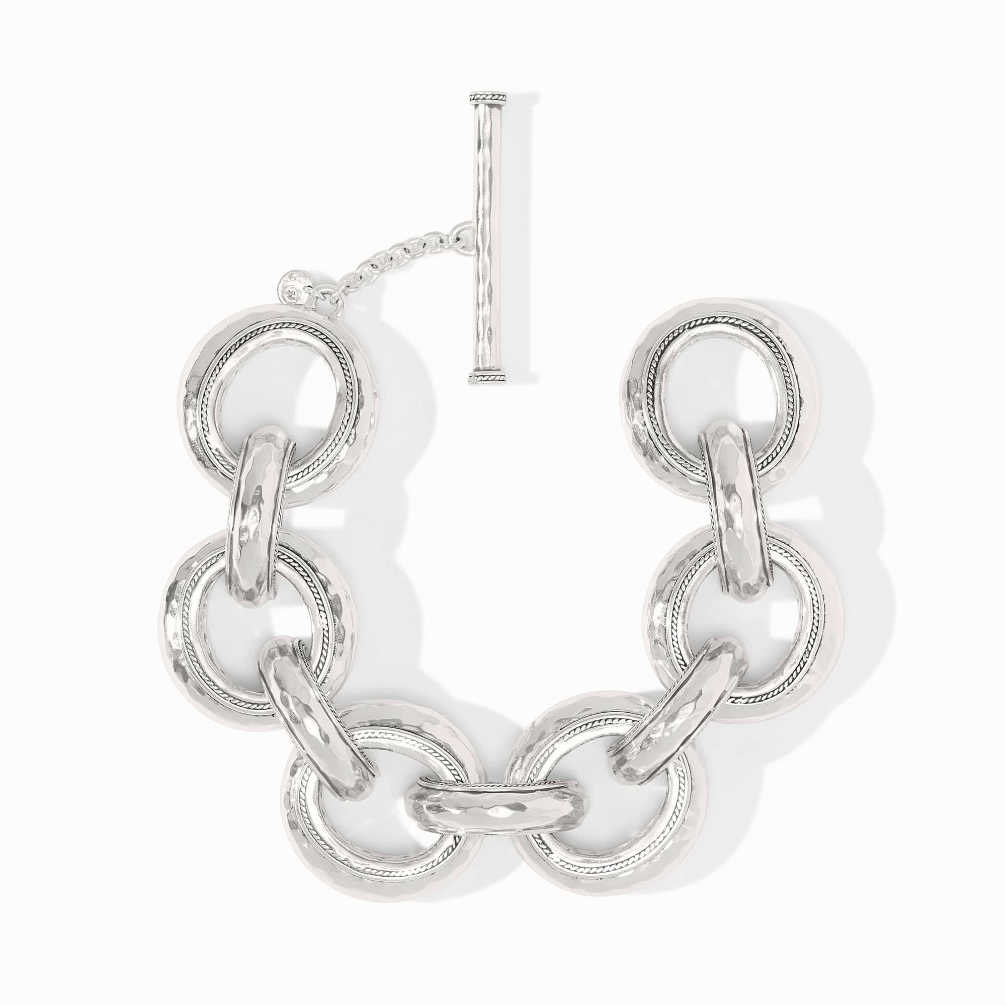 Cannes Siver Link Bracelet