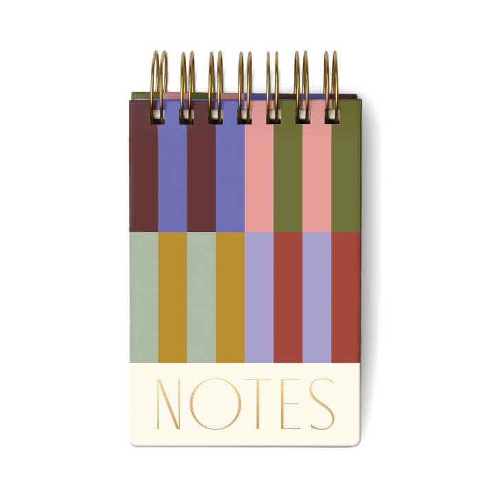 Chunky Notepad with Bold Stripes