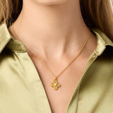 Julie Vos Malta Corinth Delicate Necklace, Pearl