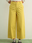Cotton Barrel Pants in Lemon