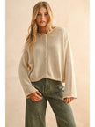 Cream Light Weight Button Front Cardigan