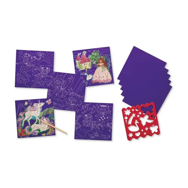 Crocodile Creek Crocodile Creek Magical Friends Sparkle Scratch Art - Little Miss Muffin Children & Home