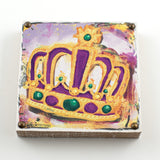 The Parish Line Mardi Gras Crown Art Block