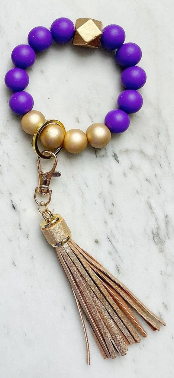 Lanyard Lovebirds Lanyard Lovebirds O Wristband Keychain Gold Tassel - Little Miss Muffin Children & Home