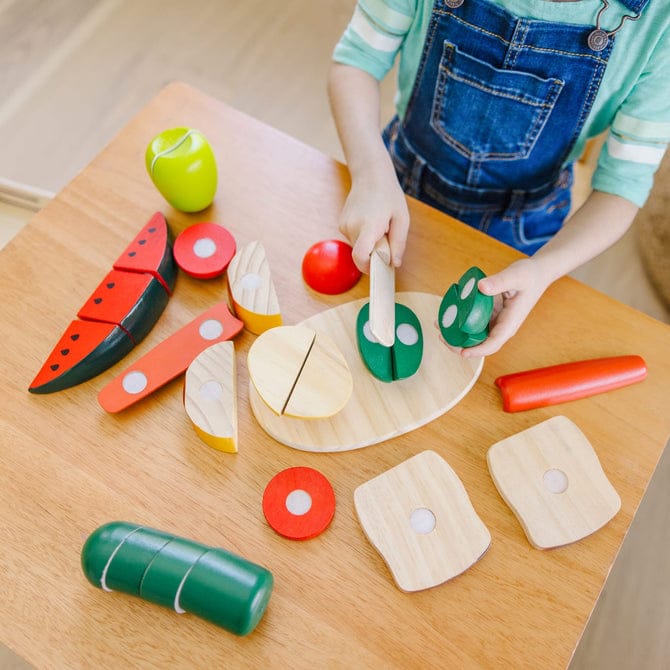 Wooden Food Cutting Set