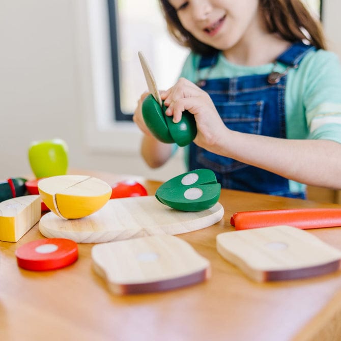 Wooden Food Cutting Set