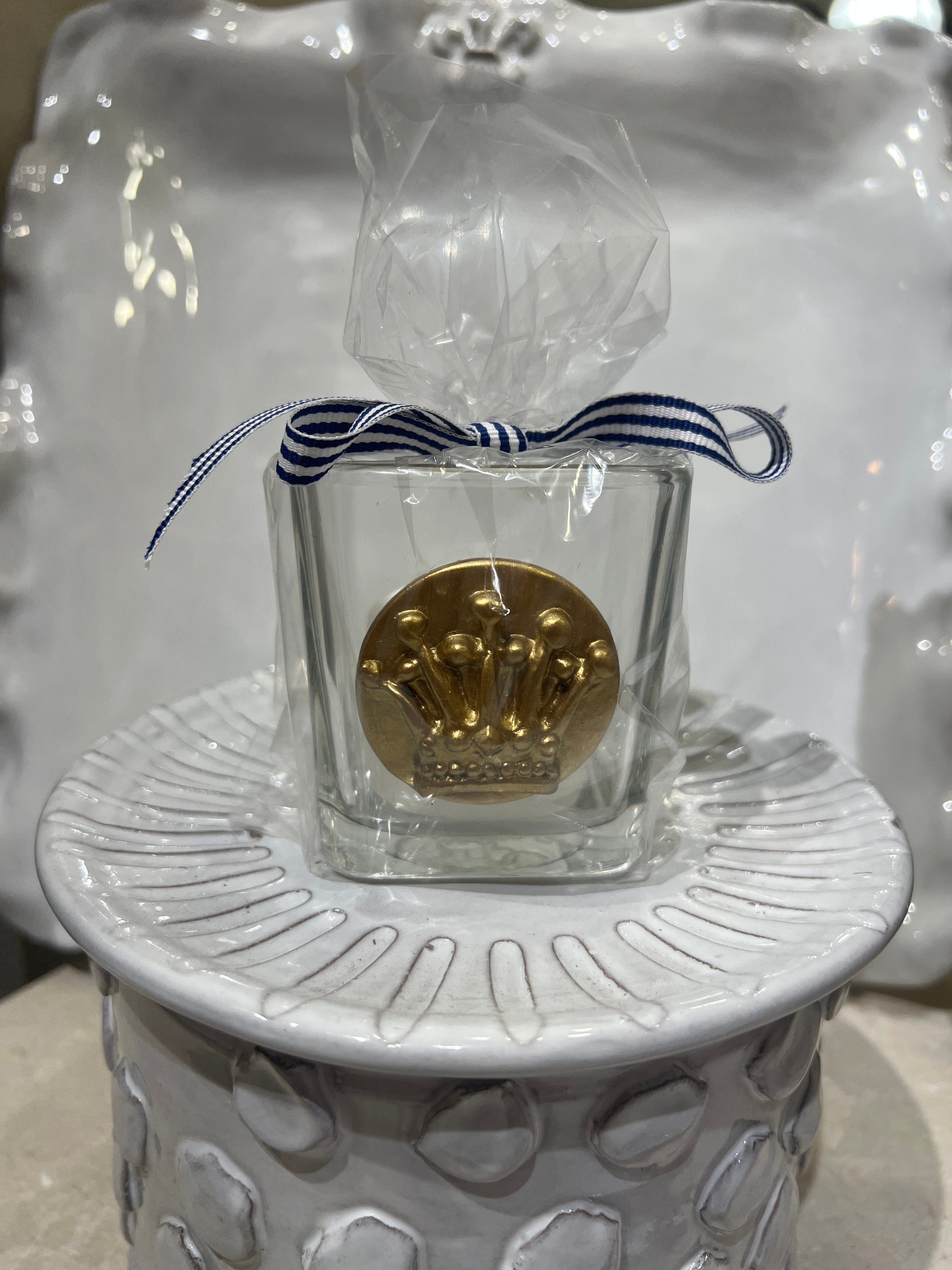 Carol Cassisa Carol Cassisa Mardi Gras Crown Dish Votive - Little Miss Muffin Children & Home