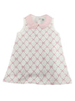 Lulu Bebe Lulu Bebe Bows Print Reese Sleeveless Dress with Peter Pan Collar - Little Miss Muffin Children & Home
