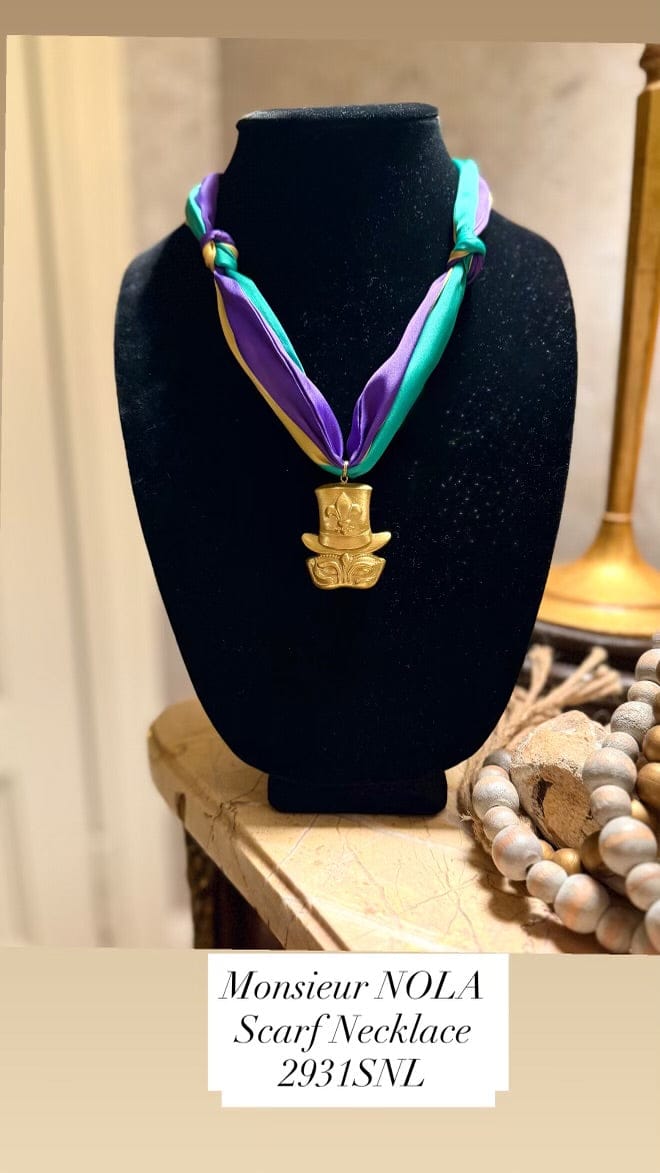 Monsieur NOLA Scarf Necklace