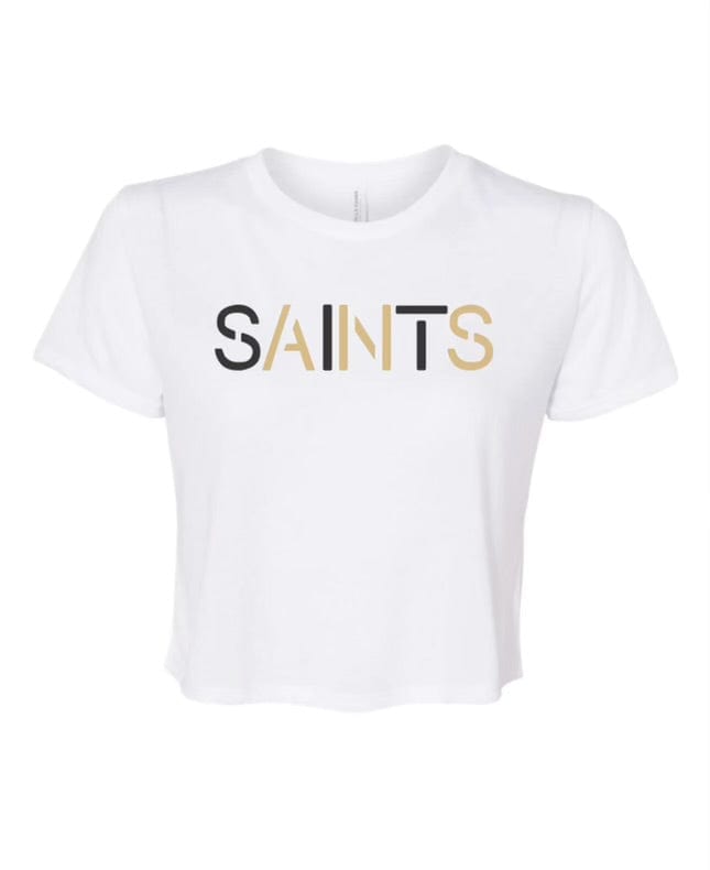 Whereable Art Whereable Art Esprit des Saints Cropped Relaxed Fit in White - Little Miss Muffin Children & Home