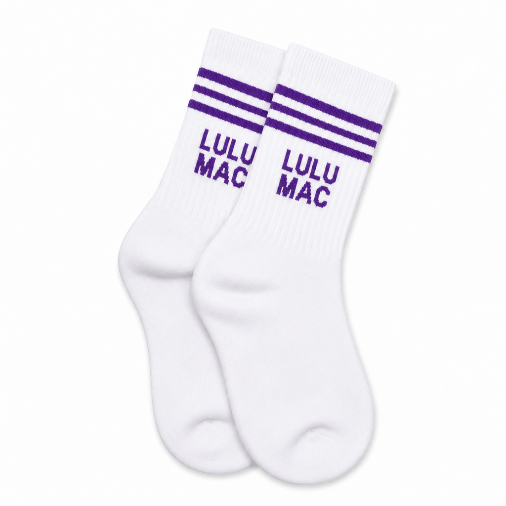 Lulu Mac Socks Single Pair - Purple