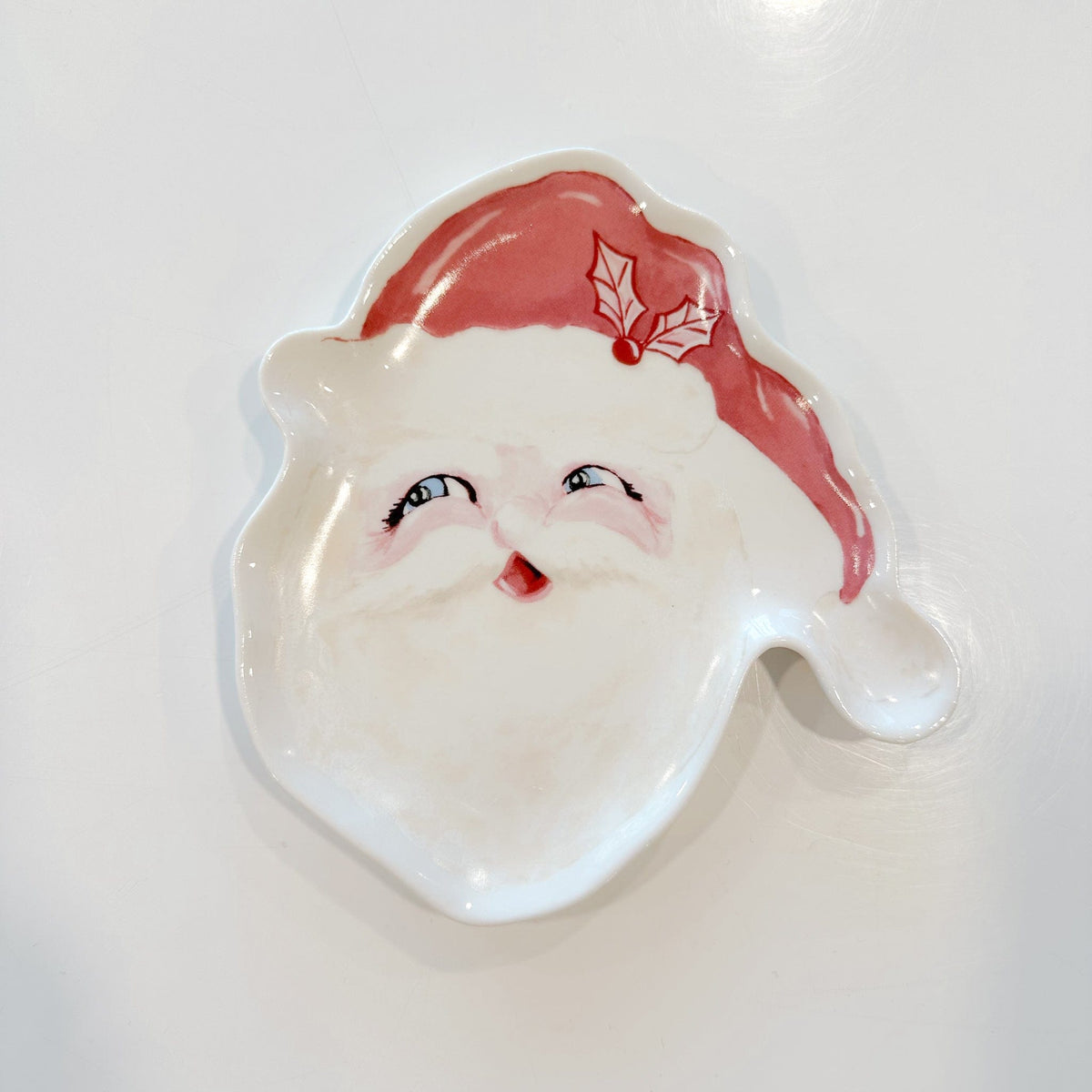 Stoneware Santa Plate