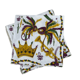 The Parish Line Mardi Gras Mask Cocktail Napkins