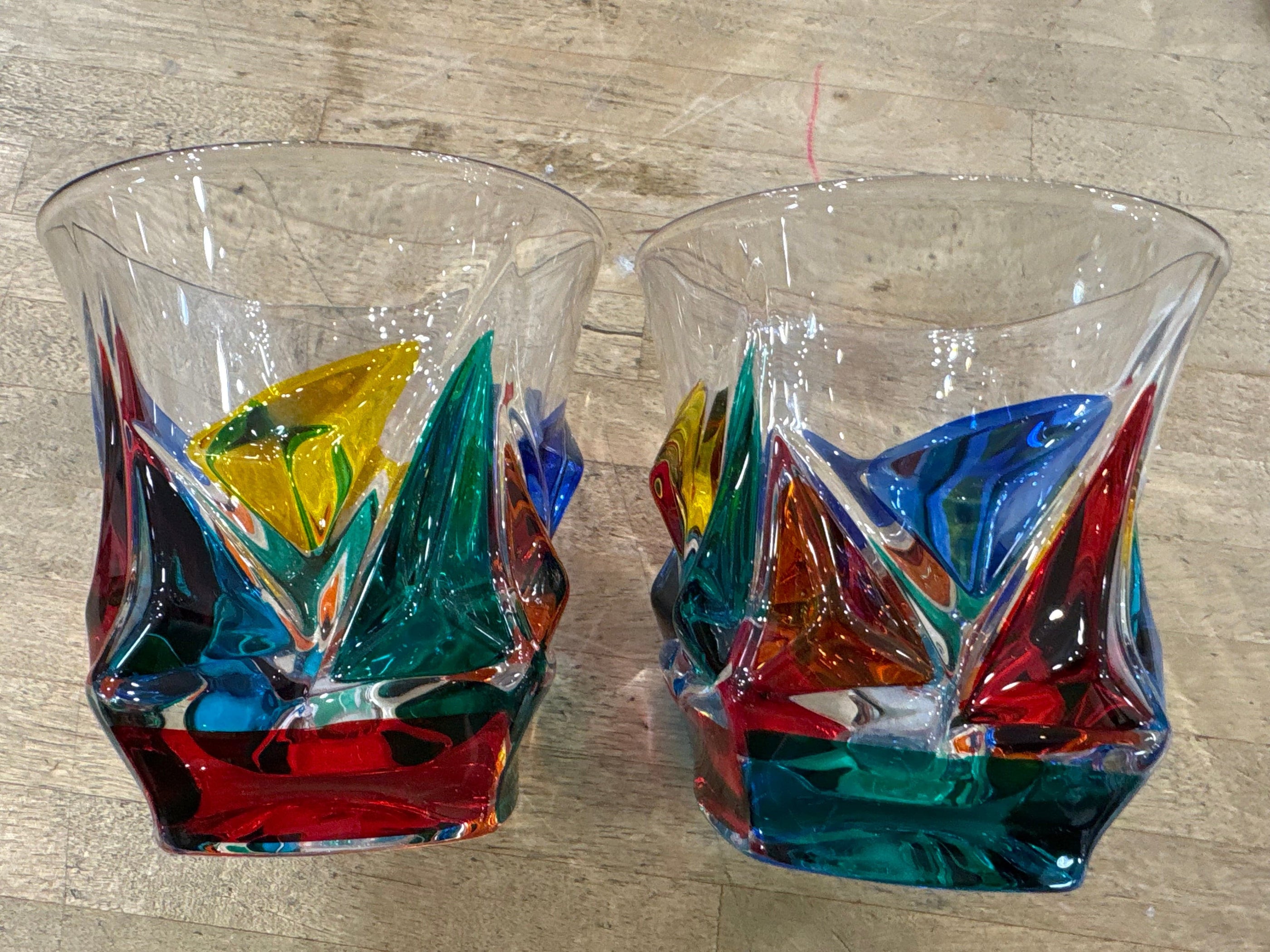 Gage Sail Princess Whisky Glass, Primary Colors