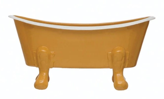 Creative Co-op Creative Co-op Metal Bathtub Soap Dish, 4 Colors available - Little Miss Muffin Children & Home