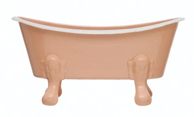 Creative Co-op Creative Co-op Metal Bathtub Soap Dish, 4 Colors available - Little Miss Muffin Children & Home