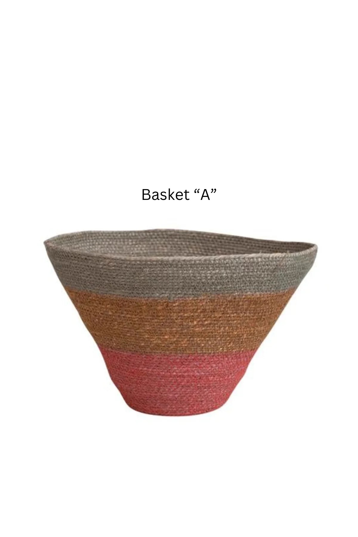 Creative Co-op Creative Co-op Heirloom Hand-Woven Seagrass Nesting Baskets, 2 Styles Available - Little Miss Muffin Children & Home
