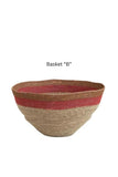 Creative Co-op Heirloom Hand-Woven Seagrass Nesting Baskets, 2 Styles Available