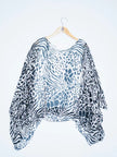 Oro Bonito Oro Bonito Animal Print Silk Dolman Top - Little Miss Muffin Children & Home