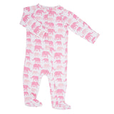 Sweet Bamboo Sweet Bamboo Zipper Footie -Grace - Little Miss Muffin Children & Home