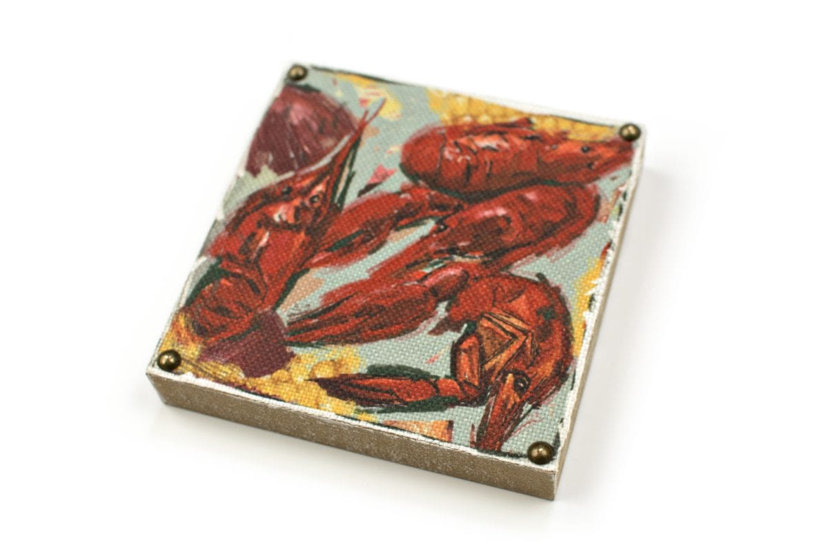 Second Line Ventures The  Parish Line Crawfish Art Block - Little Miss Muffin Children & Home
