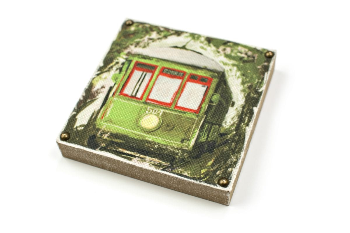 Second Line Ventures The  Parish Line Streetcar Art Block - Little Miss Muffin Children & Home