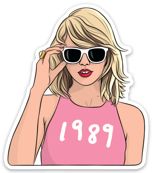 The Found The Found Taylor 1989 Die Cut Sticker - Little Miss Muffin Children & Home