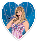 The Found Taylor Greatest Era Heart Die Cut Sticker