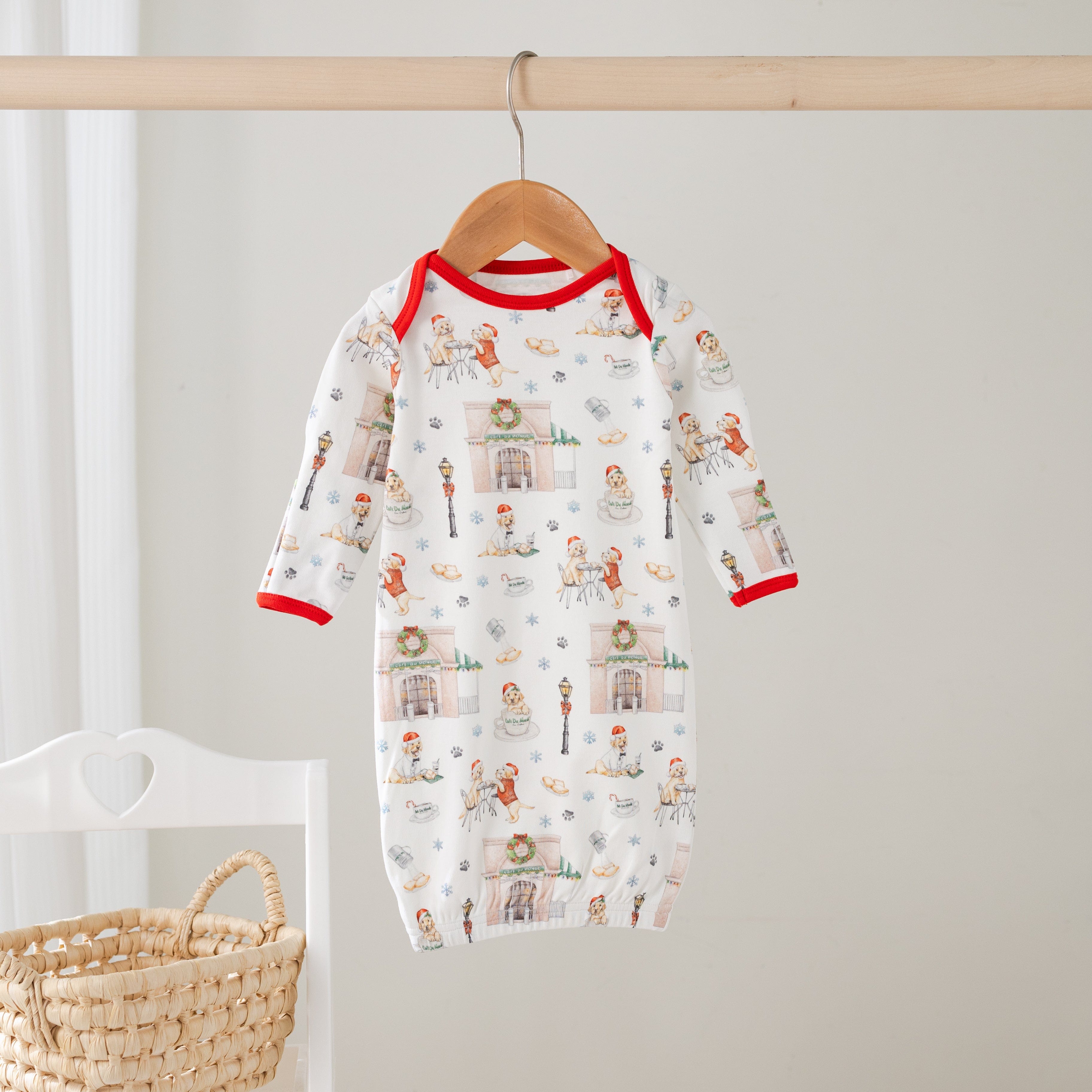 Nola Tawk Nola Tawk Beignet Holiday Organic Cotton Pajamas - Little Miss Muffin Children & Home