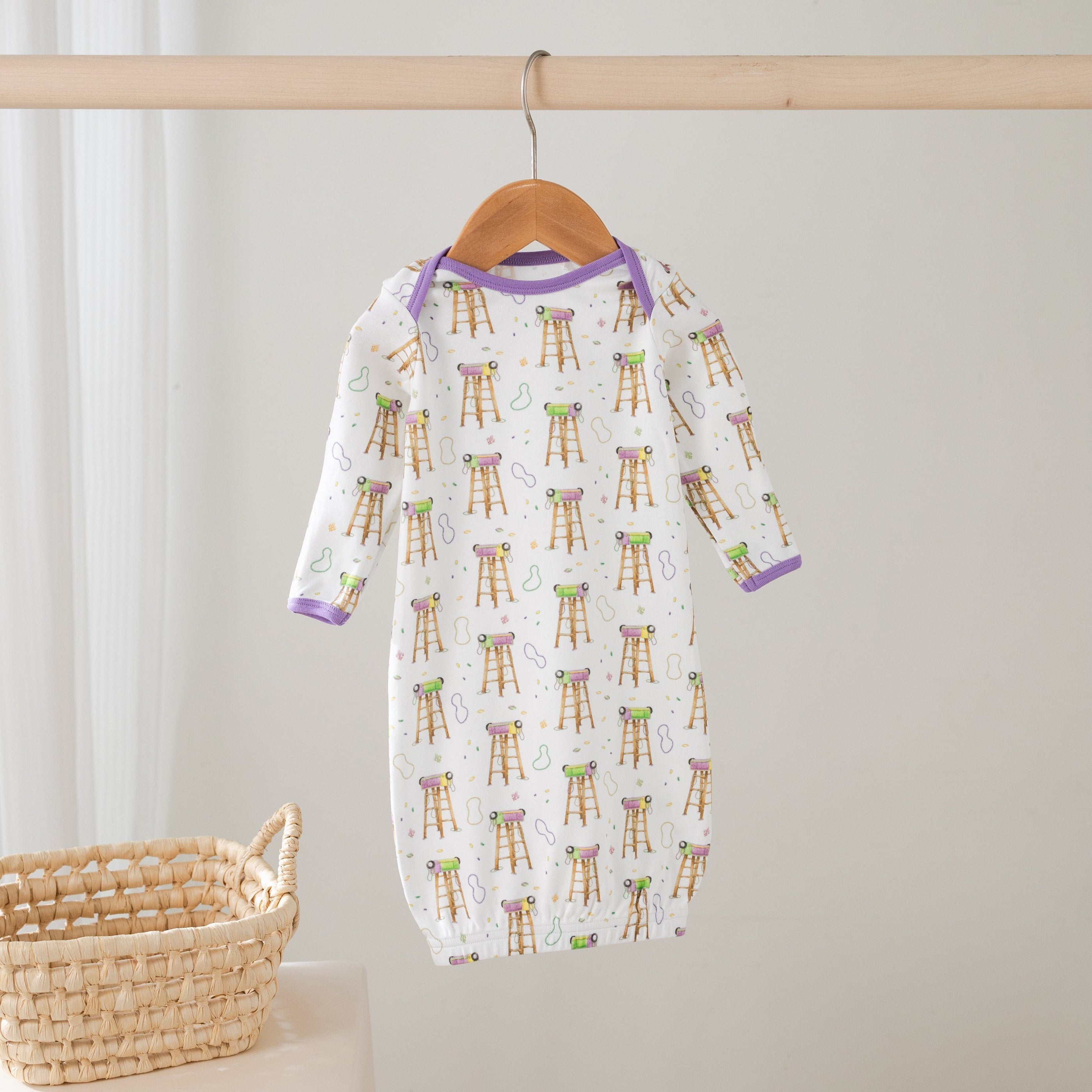 Nola Tawk Nola Tawk Throw Me Something Mister Organic Cotton Pajamas - Little Miss Muffin Children & Home