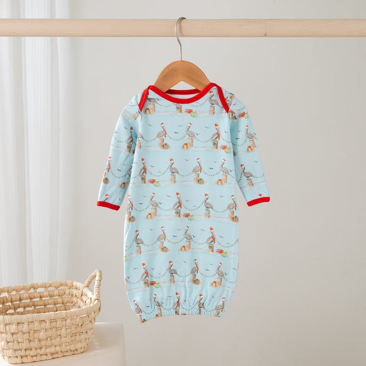 Nola Tawk Nola Tawk Pelican Wonderland Organic Cotton Pajamas - Little Miss Muffin Children & Home