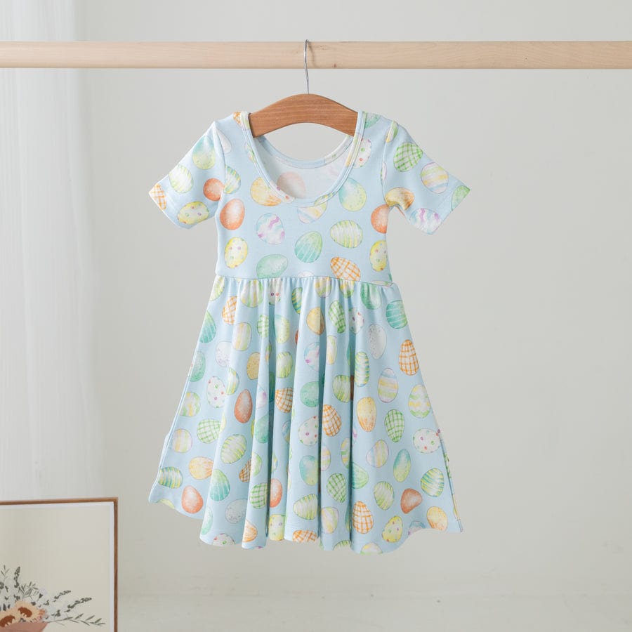 Nola Tawk Nola Tawk The Hunt is On Easter Organic Cotton Twirl Dress - Little Miss Muffin Children & Home
