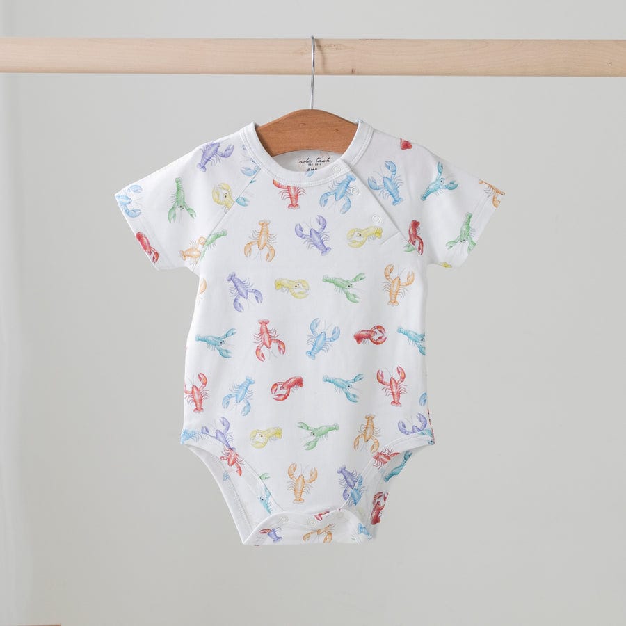 Nola Tawk Nola Tawk Colorful Claws Crawfish Organic Cotton Onesie - Little Miss Muffin Children & Home