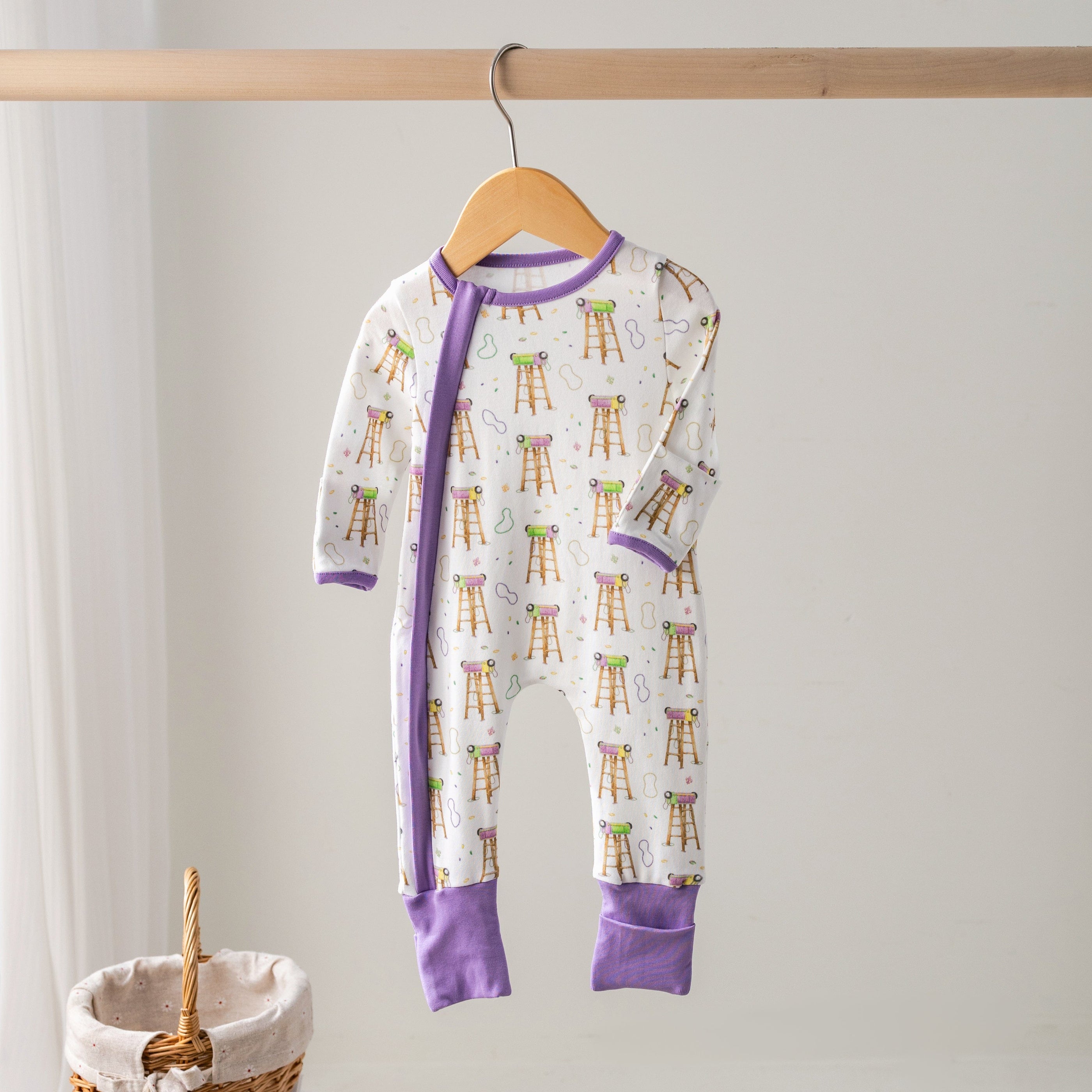 Nola Tawk Nola Tawk Throw Me Something Mister Organic Cotton Pajamas - Little Miss Muffin Children & Home