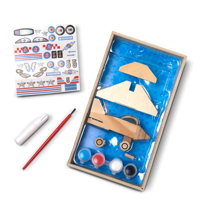 Melissa & Doug Melissa & Doug Decorate-Your-Own Wooden Plane Craft Kit - Little Miss Muffin Children & Home