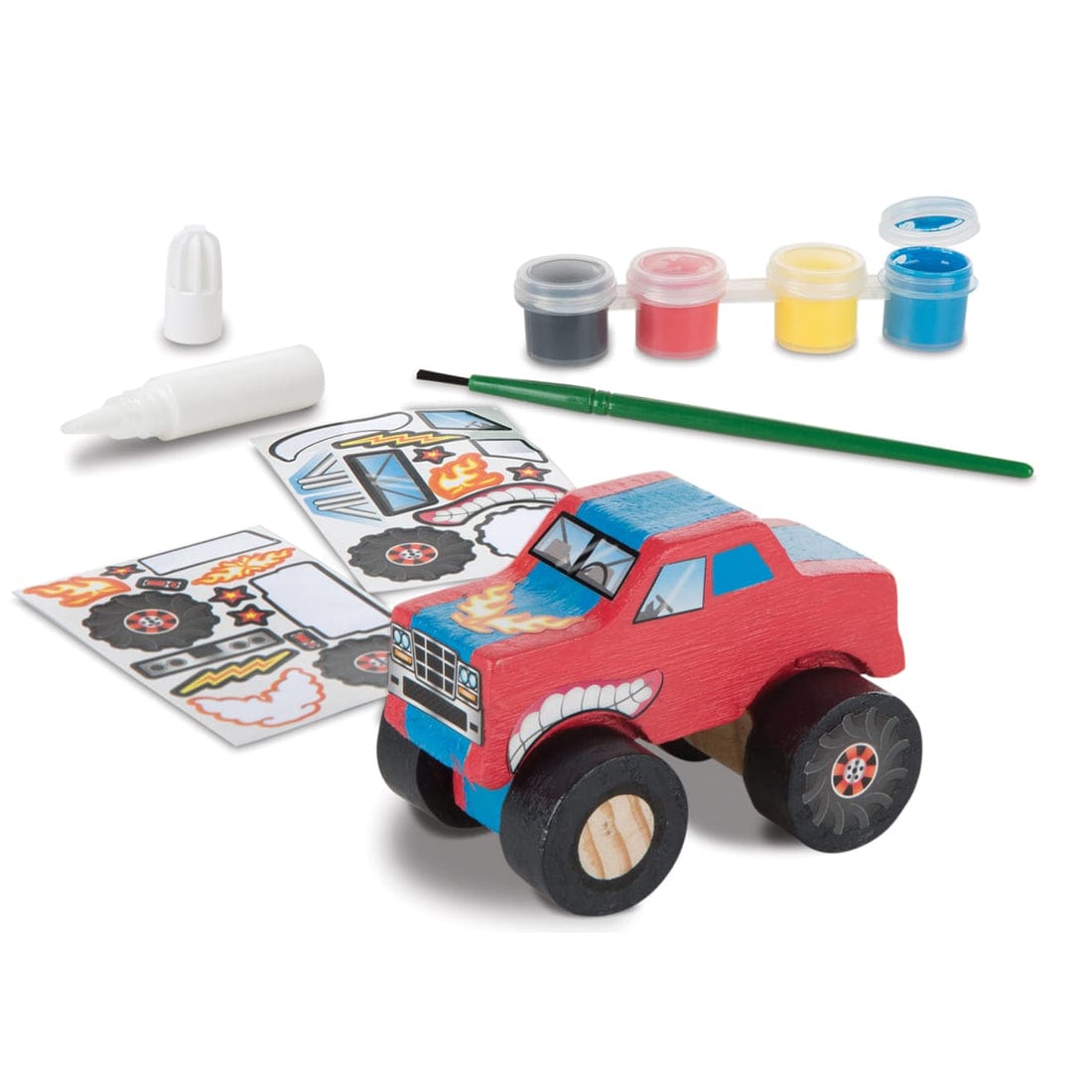 Melissa & Doug Melissa & Doug Created by Me! Wooden Monster Truck Craft Kit - Little Miss Muffin Children & Home