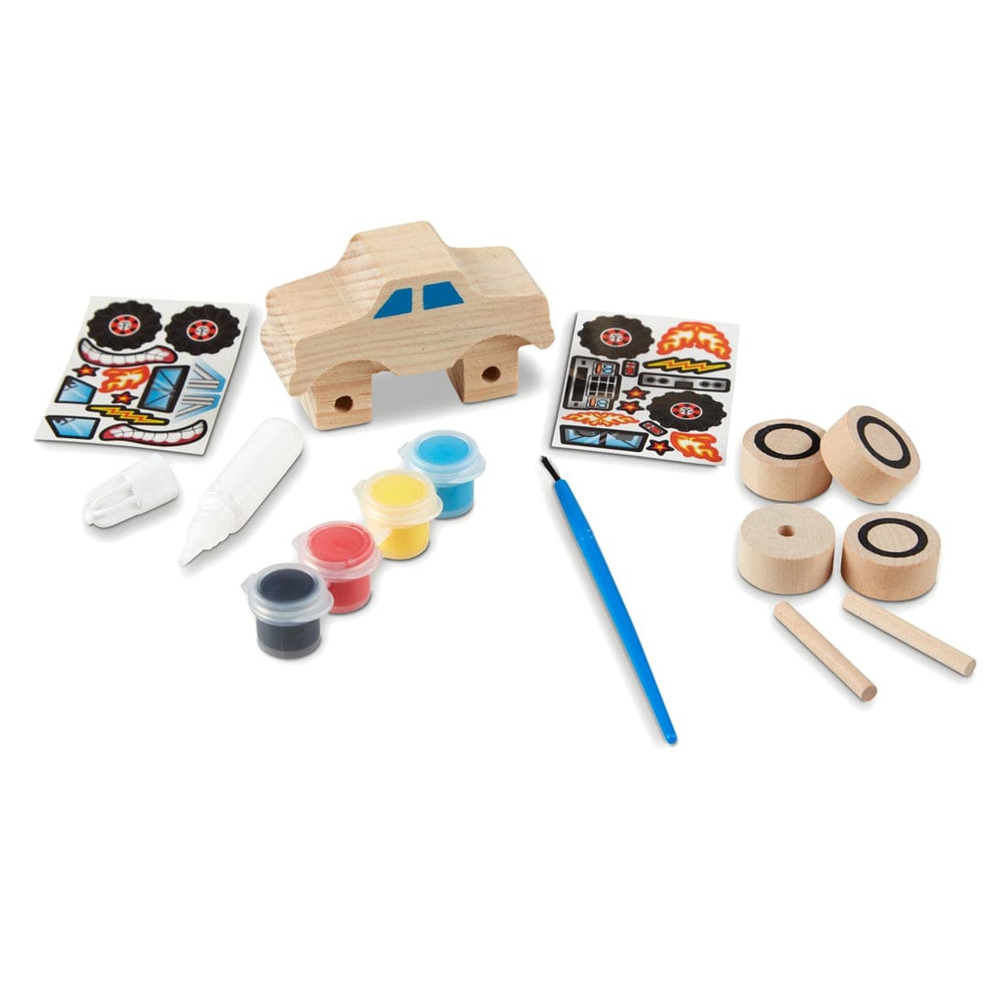 Melissa & Doug Melissa & Doug Created by Me! Wooden Monster Truck Craft Kit - Little Miss Muffin Children & Home