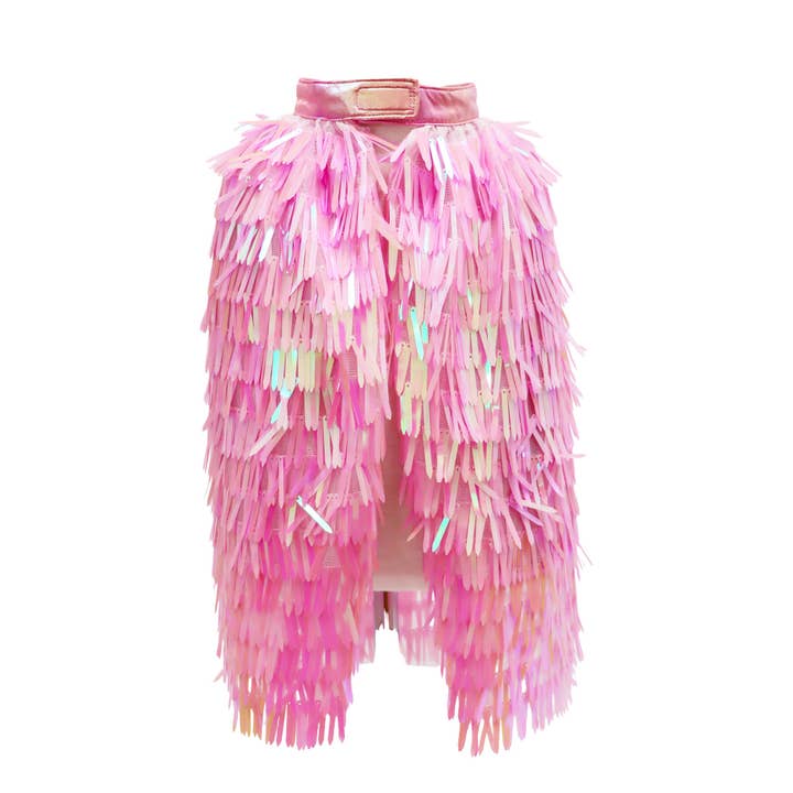 pink Dance Sequin Fashion Cape for girls