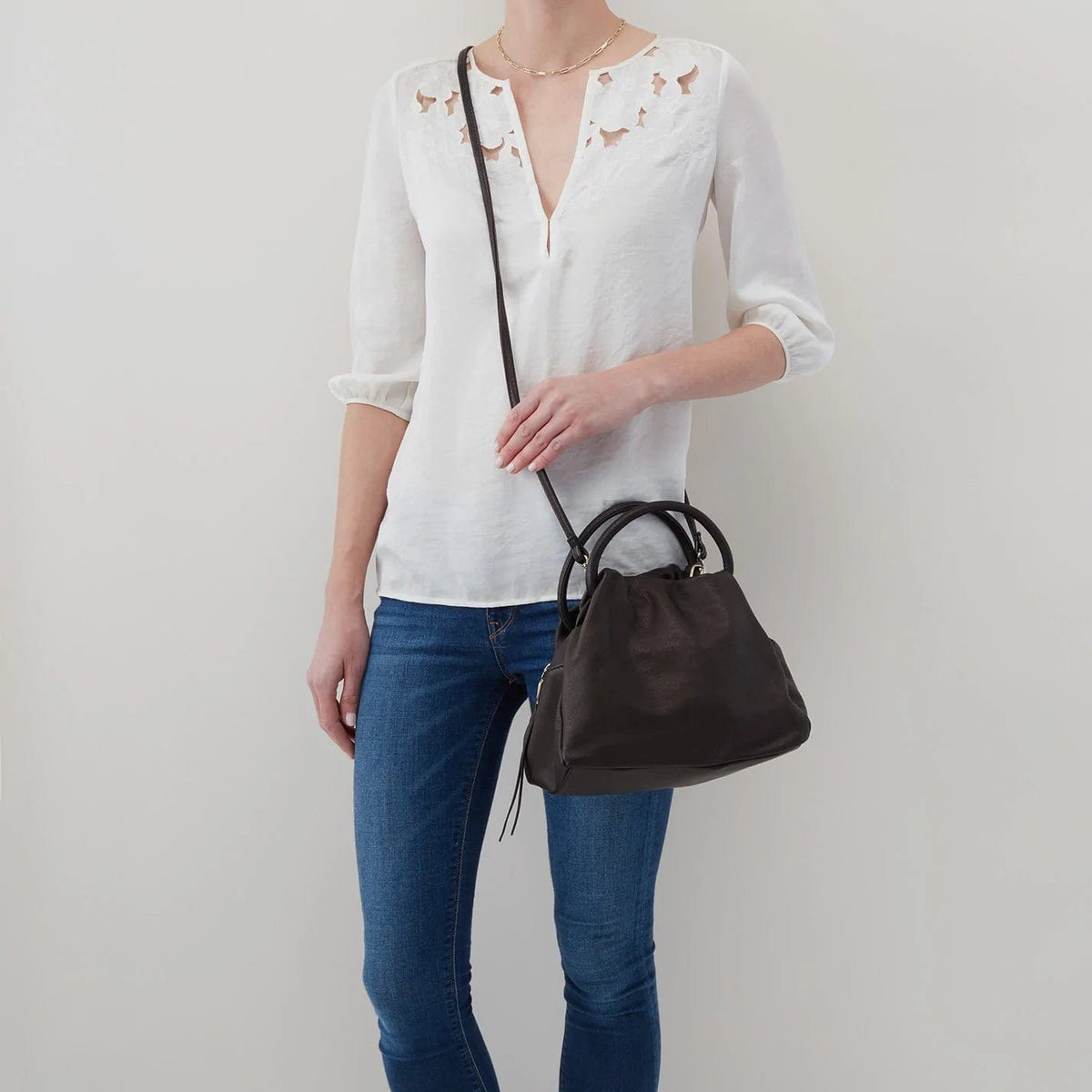 Darling Small Satchel in Black